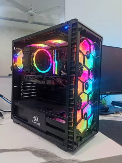 Redragon CA903 PRO Diamond Storm RGB Gaming Case | Tempered Glass
