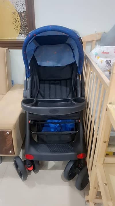 ZUBAIDA'S PRAM and BABY COT +ROCKER COMBO