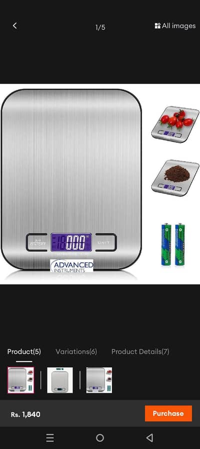 Kitchen scale Weight Scale Weight Machine