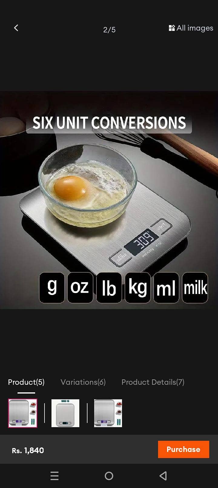 Kitchen scale Weight Scale Weight Machine 1