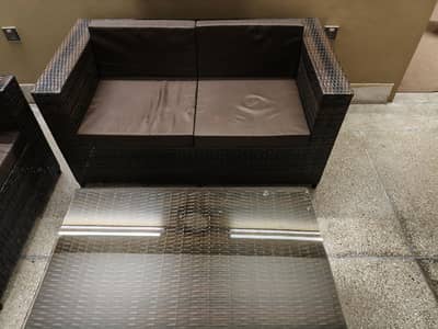 04 Seater Rattan Sofa Set