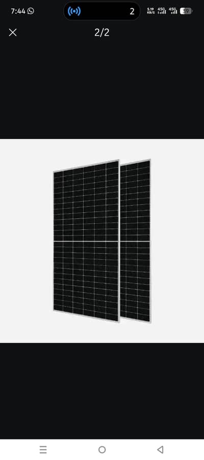 02 JA Solar Panels 610 watt