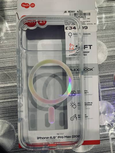 I phone 17 pro max crystal cover for sale