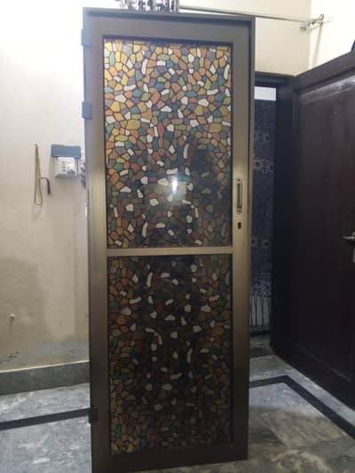 aluminum door with glass