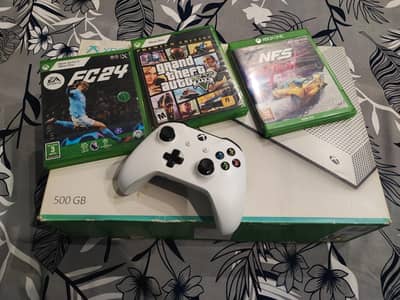 Xbox One S 500 GB with Games+extra controller