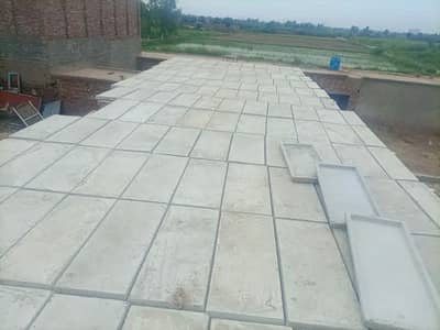 Control shed roof/Boundary wall/Precast boundary wall/Girders/slabs