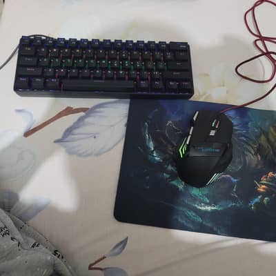 3 in 1 Keyboard 11 lights feature and mouse and mousepad