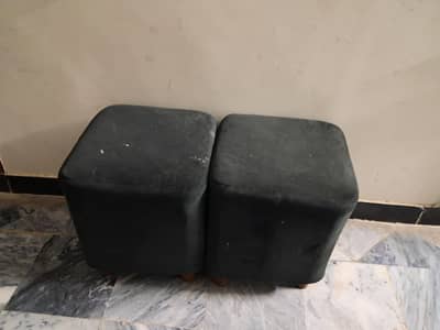 black stool pair