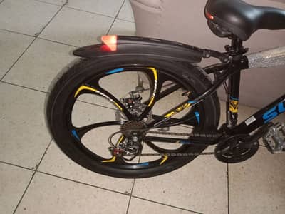 new bike with alloy rims