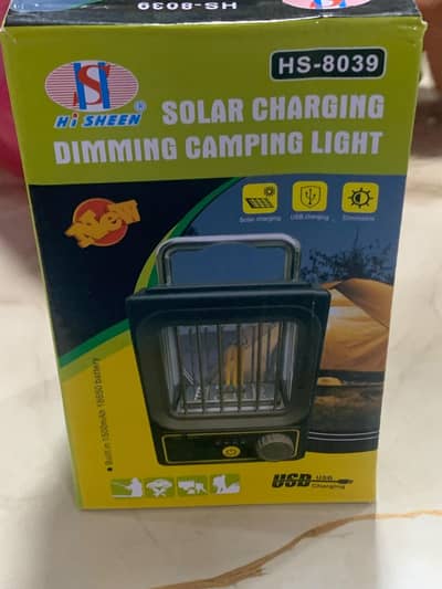 Hi Sheen Solar Charging Light | Best for Home & Camping