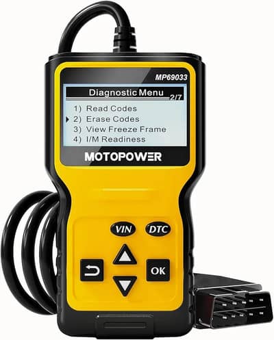 MOTOPOWER MP69033 OBD2 Car Scanner / Engine Fault Code Reader – New