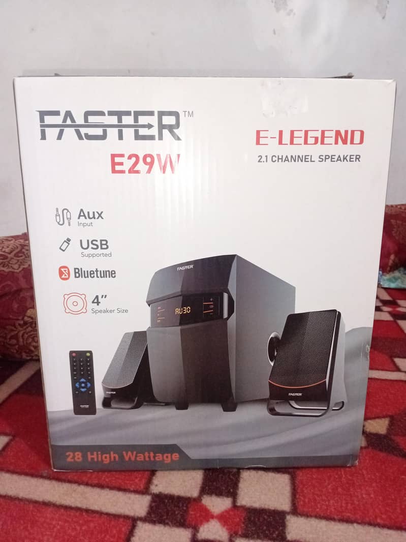 Faster E29w Bluetooth speaker 1