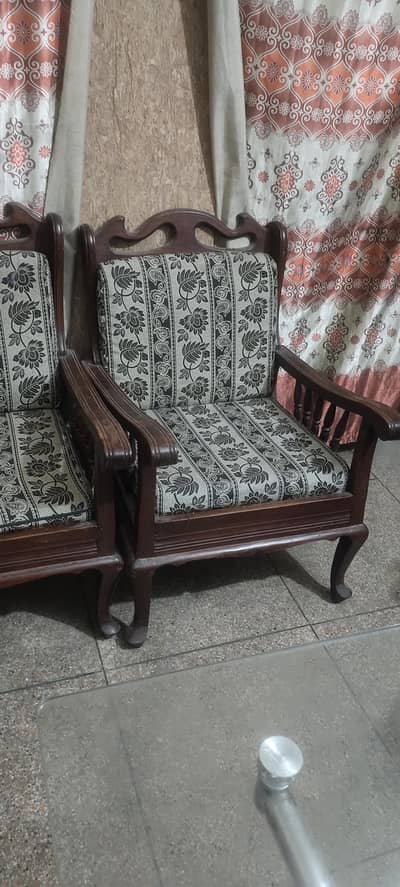wood sofa set 5 seater
