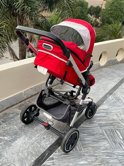 Little Tikes Baby Stroller Red & Grey
