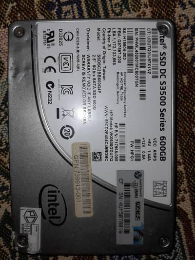 Looking to trade my enterprise-grade Intel DC S3500 600GB SATA SSD