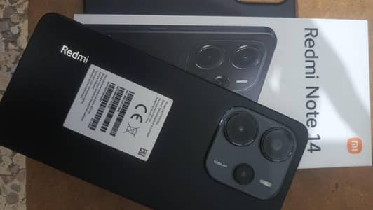 Xiaomi Redmi Note 14 with box and original charger, 12/256 GB, All ok