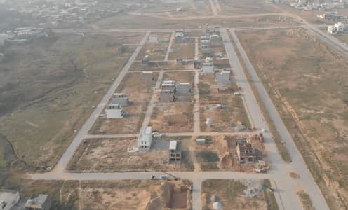 Main Double Road (105 Feet Wide) 5 Marla (25x50) Plot For Sale In FGEHA G-15/3 Islamabad (Adjacent To G-14/2)