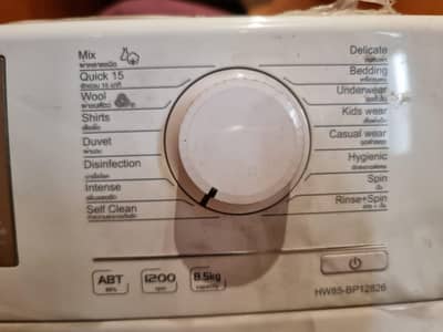 Haier washing machine