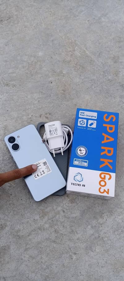 Tecno Spark Go3 8GB Ram 64GB Memory 5000 battery