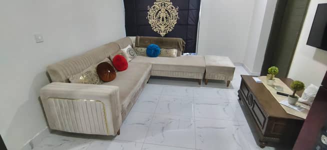 7 Seater L Shape sofa set -used sale