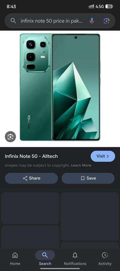 Infinix Note 50
