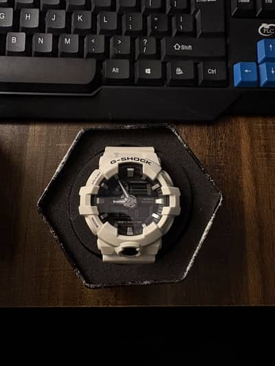 Casio G Shock White Shock-Resistance