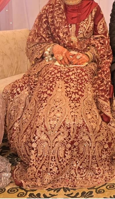Bridal barat and  Walima Dress for Sale