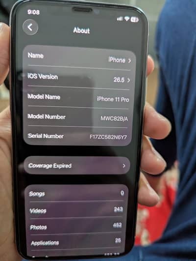 iPhone 11 Pro 256gb pta approves dual true tune Face ID ok all ok