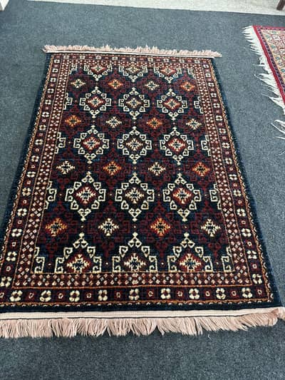 Afghani rug almost new. .