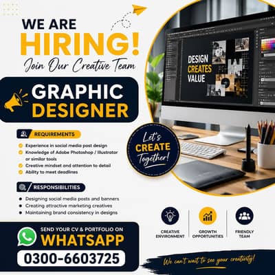 Need Graphic designer