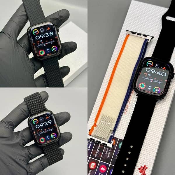 HK10 Pro Max Smart Watch 2.02" AMOLED Display | Bluetooth Calling | Heart Rate & SpO2 Monitor | Wireless Charging | Sports Fitness Tracker | Android & iPhone Compatible