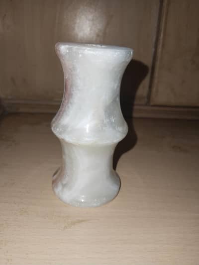 Pure white and Green Sang e marmar (Marble)