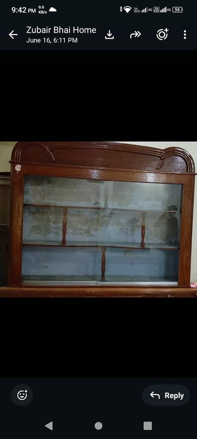 Showcase & Bed Tables & 3 Tables set