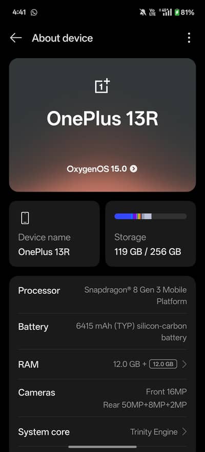 One plus ace 5 13R   03207616448 no