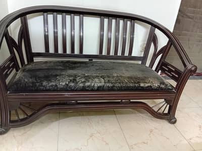 Used Wooden Bench Sofa / 2 Seater Bench – Solid & Stylish