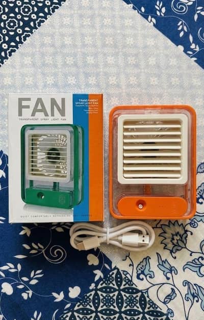 Mini Portable Air Cooler Fan | Strong Airflow USB Desk Cooling Fan