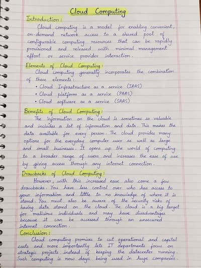 Assignment work for students