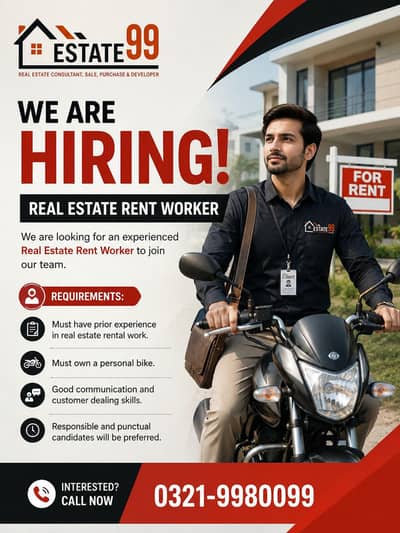 99 estate & builders hiring experienced staff for rental properties