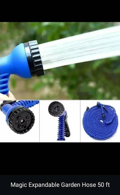 Magic Expandable garden hose 50ft spray Nozzle Car Wash Garden Pipe`1