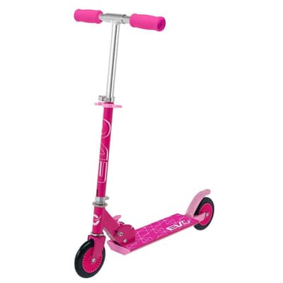 Pink Inline Scooter for Girls – Portable Foldable Two-Wheel