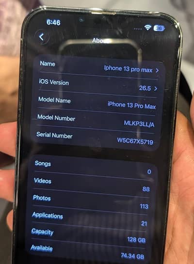 Apple iPhone 13 Pro Max – 128GB (Non PTA)