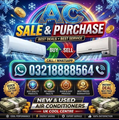 ac sale purchase/ haier ac/window ac/dead ac/all type ac buy