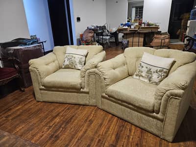 5 seater luxury drawing room sofa set