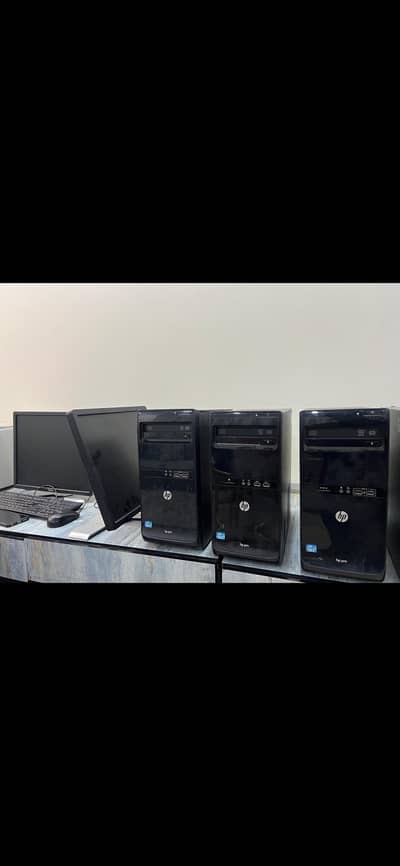 HP Desktop Computers & Dell 17’’ LCDs