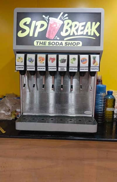 Imported Soda machine with complete setup for sale