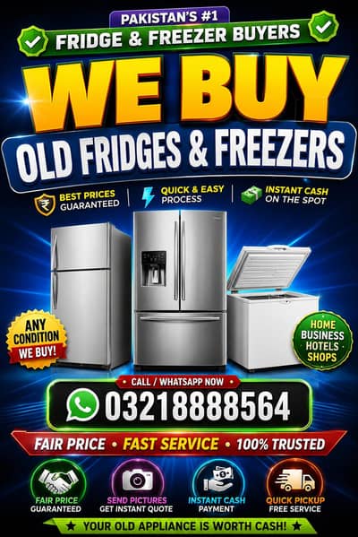 fridge sale purchase / deep freezer buyer / old fridge buyer