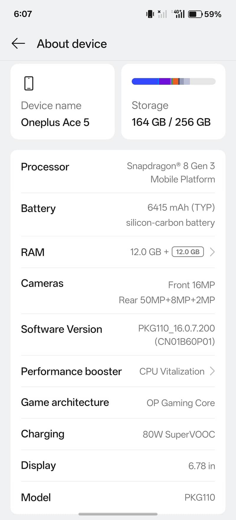 One Plus Ace 5 6