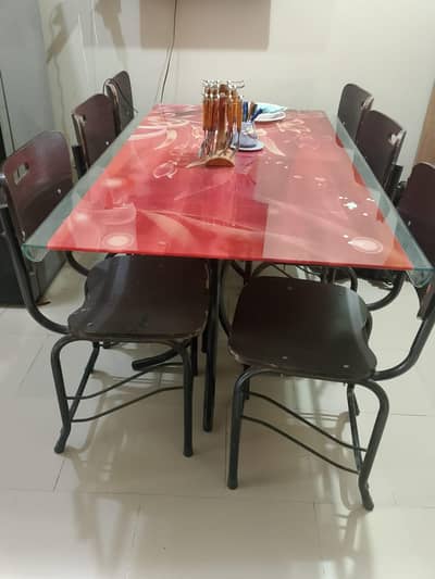 stylist dinning table 6 chair