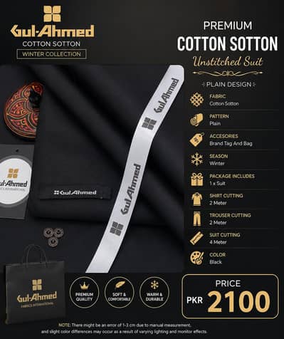 premium cotton suit,Alkaram studio J. Gulahmad|free cod