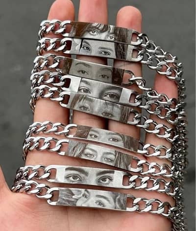 eye bracelet + necklace